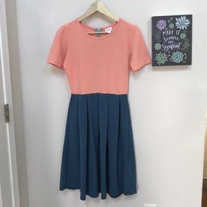LuLaRoe Amelia Color block dress